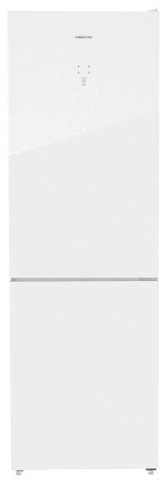 HIBERG RFC-375DX NFGW Холодильник (белое стекло)
